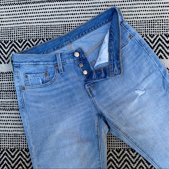 Levi's 501 Tapered Slim Jeans size 27 - Picture 5 of 7